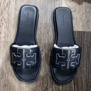 NIB Tory Burch Double T Sport Slide